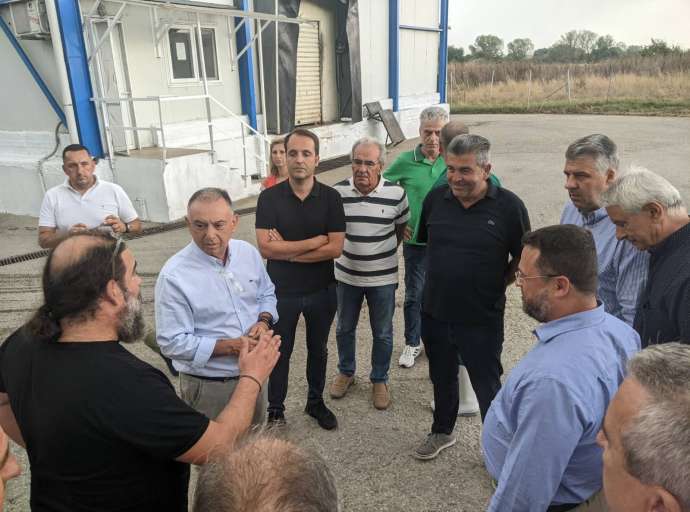 Στον Έβρο χθες ο Χ.Κέλλας μετά την επιβεβαίωση τεσσάρων κρουσμάτων ευλογιάς σε πρόβατα
