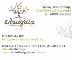 Ελαιογαία Βιοτεχνία επεξεργασίας ελιάς