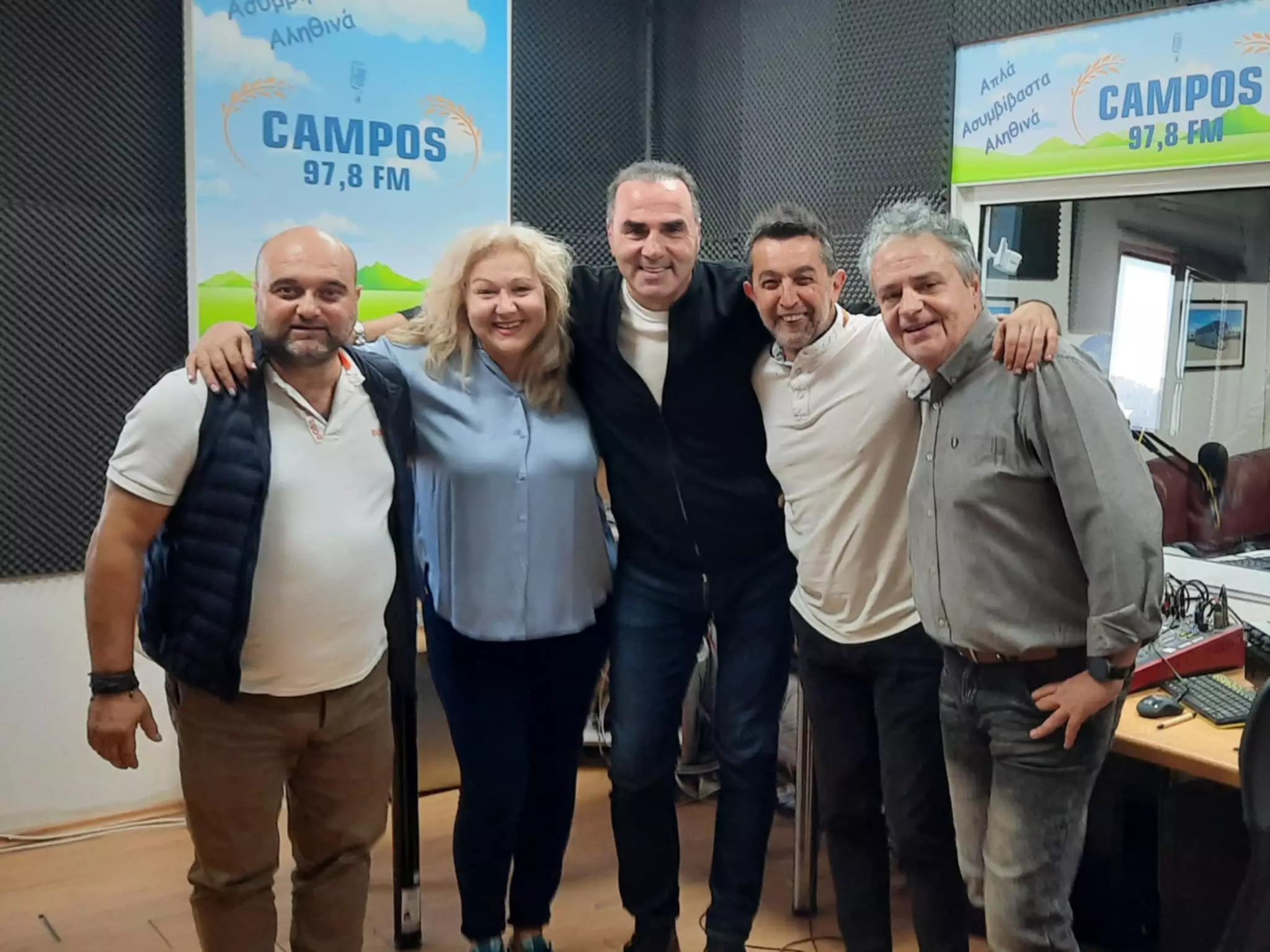 "Αντρίκιες κουβέντες" από τον Γιάννη Μικερτζή στο στούντιο του Campos 97.8 (VIDEO &amp; ΦΩΤΟ)