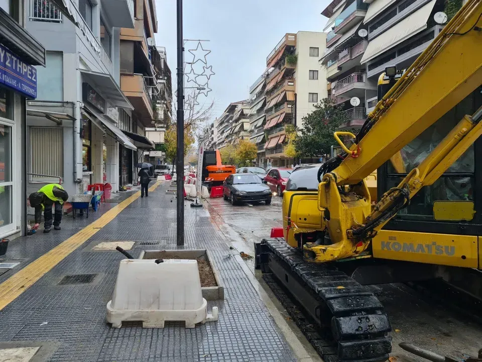 Σε νέο τμήμα οι εργασίες στην Ανθίμου Γαζή (ΣΧΕΔΙΑΓΡΑΜΜΑ)