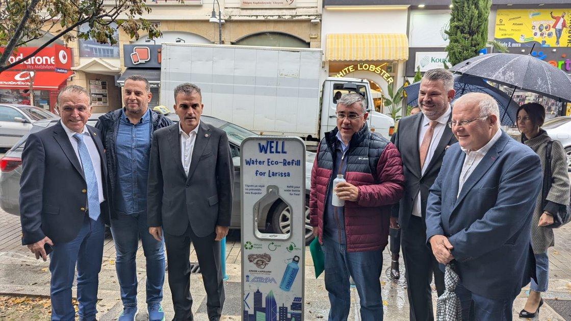 Επίσκεψη Γραφάκου στον έξυπνο σταθμό ύδρευσης της ΔΕΥΑΛ