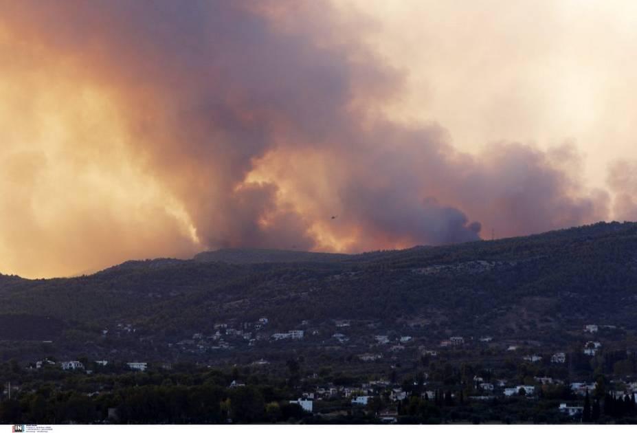 Συνελήφθη αγρότης για τη μεγάλη φωτιά στην Εύβοια